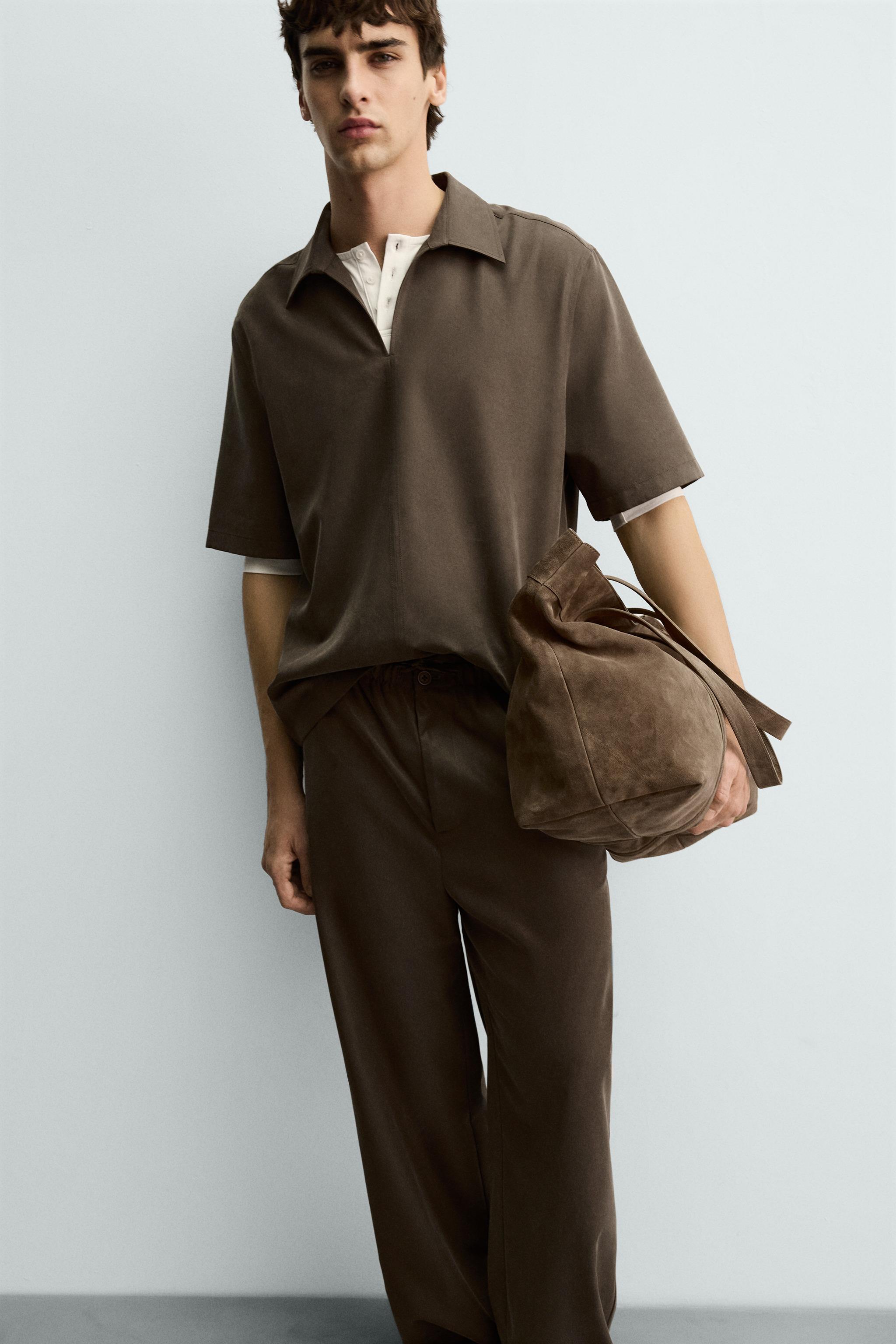 FLOWY POLO SHIRT